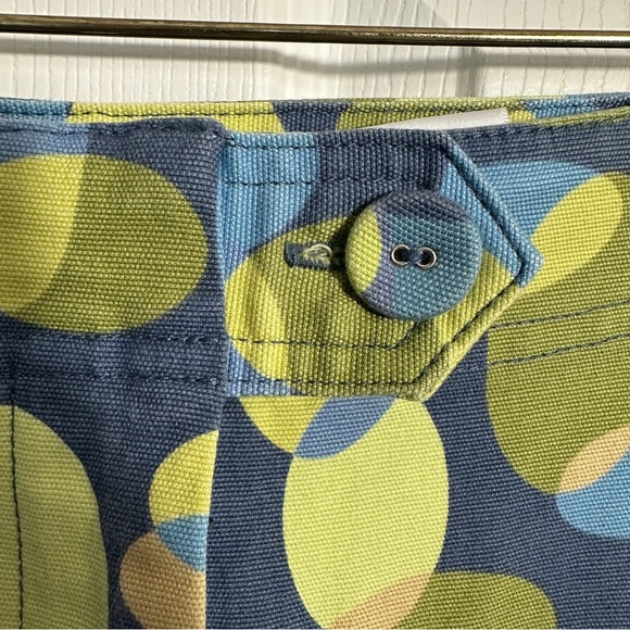 Talbots Stretch size 14 patterned pants, straight leg, cotton blend, fun - Picture 3 of 10